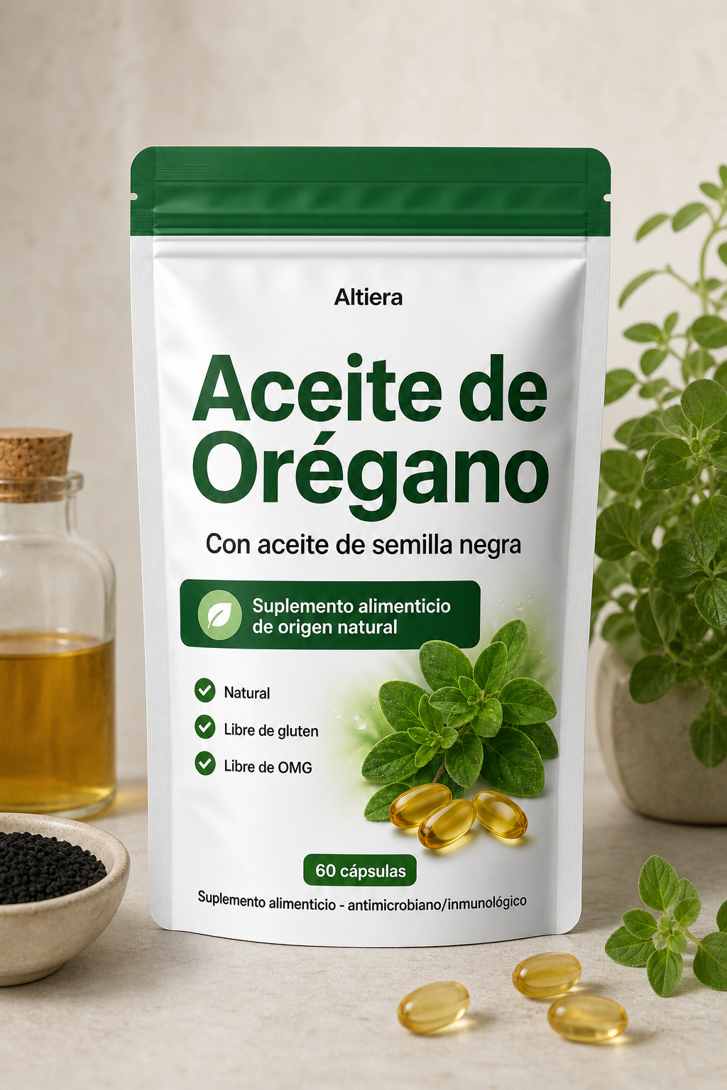 Dos ingredientes, una sola cápsula